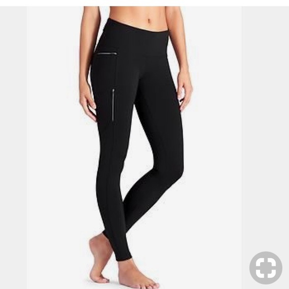 athleta leggings with zippers